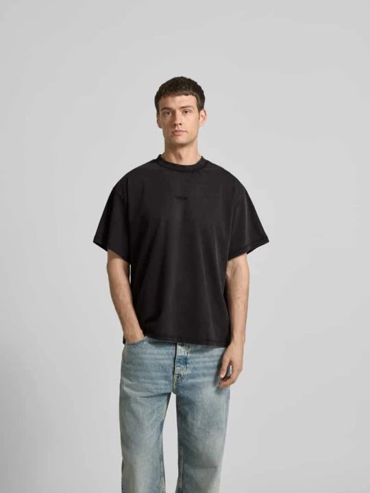 Zdjęcie produktu T-shirt z czystej bawełny ekologicznej Won Hundred Czarny