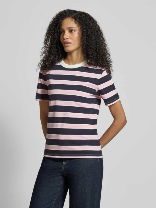 Zdjęcie produktu T-shirt z czystej bawełny Jake*s Mocnoróżowy