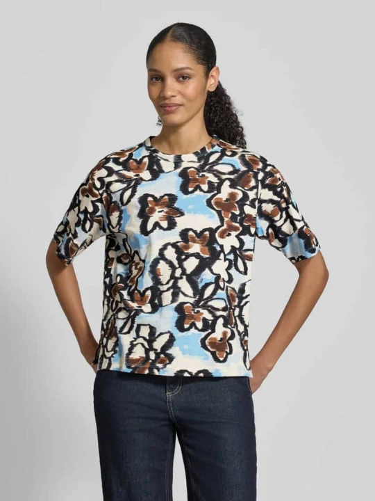 Zdjęcie produktu T-shirt z czystej Bawełny Jake*s Błękitny