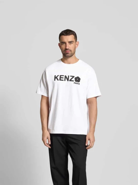 Zdjęcie produktu T-shirt z czystej bawełny Kenzo Biały