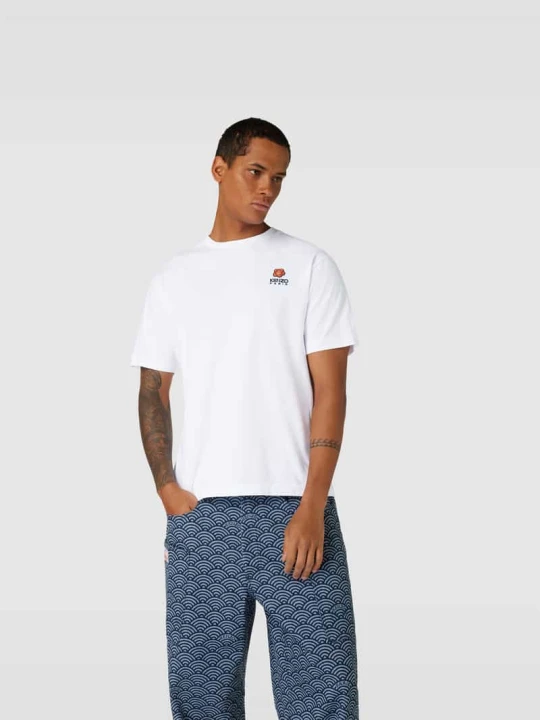 Zdjęcie produktu T-shirt z czystej bawełny Kenzo Biały