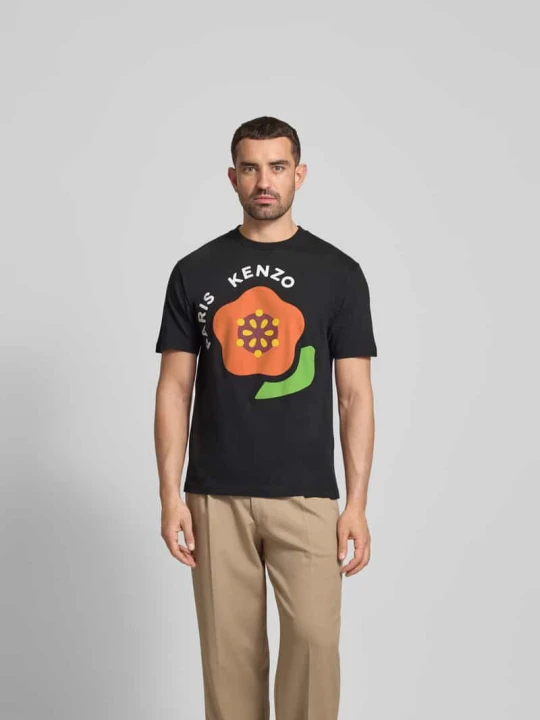 Zdjęcie produktu T-shirt z czystej bawełny Kenzo Czarny