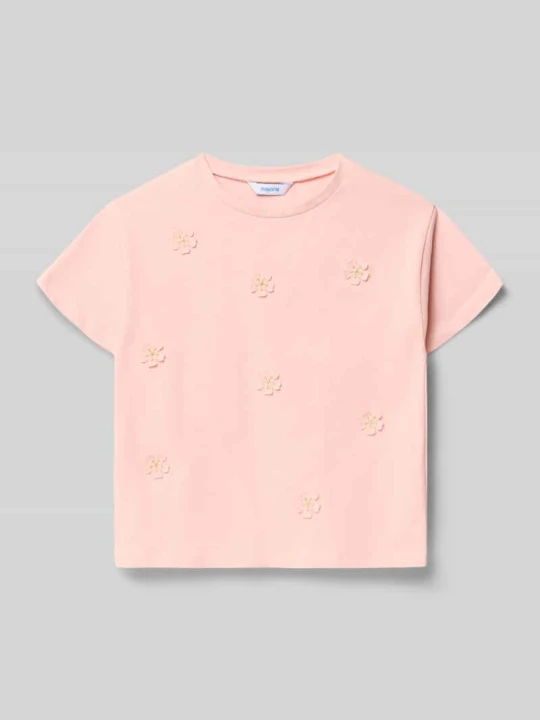 Zdjęcie produktu T-shirt z czystej Bawełny Mayoral Różowy