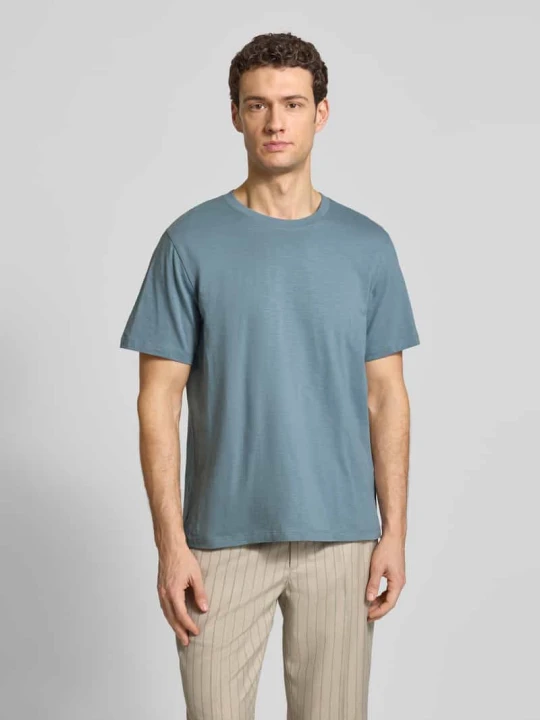 Zdjęcie produktu T-shirt z czystej bawełny o kroju regular fit model 'HASPEN' Selected Homme