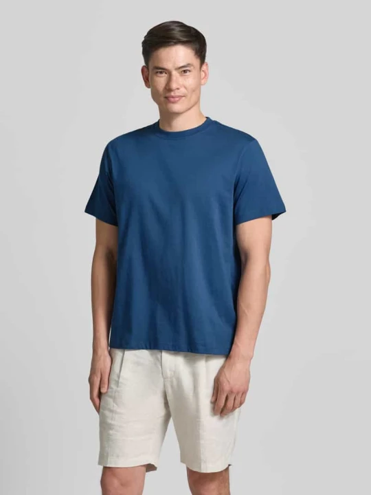 Zdjęcie produktu T-shirt z czystej bawełny o kroju regular fit model 'HASPEN' Selected