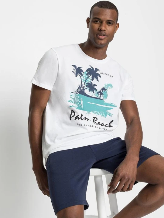 Zdjęcie produktu T-shirt z czystej bawełny organicznej BonPrix biały