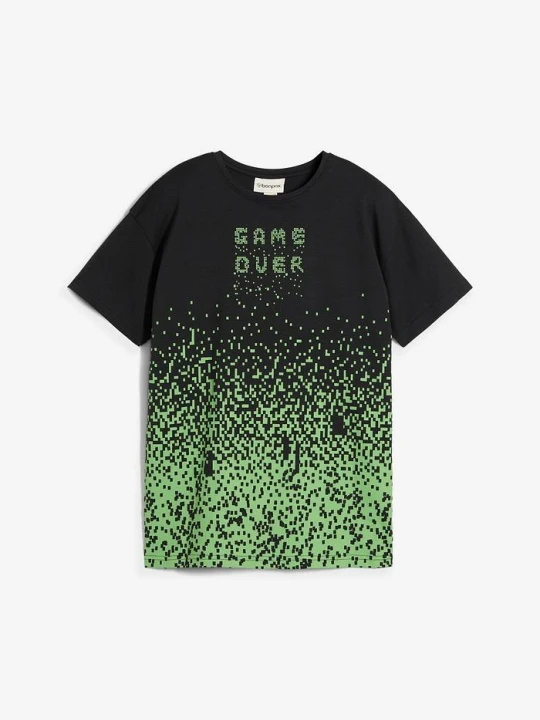 Zdjęcie produktu T-shirt z czystej bawełny organicznej BonPrix czarny