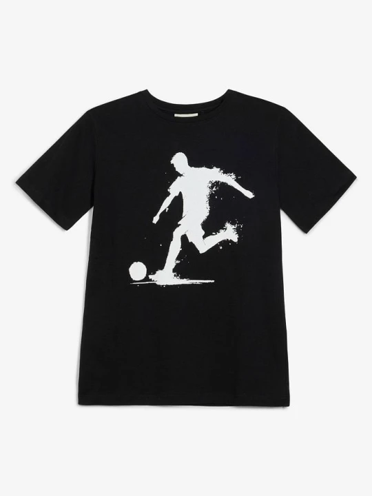 Zdjęcie produktu T-shirt z czystej bawełny organicznej BonPrix czarny