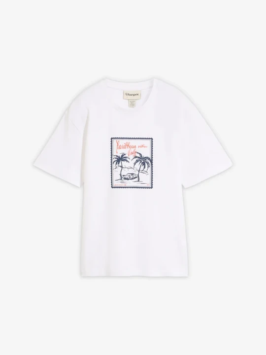 Zdjęcie produktu T-shirt z czystej bawełny organicznej BonPrix biały