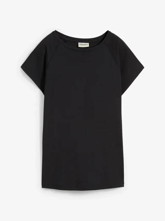 Zdjęcie produktu T-shirt z czystej bawełny organicznej BonPrix czarny