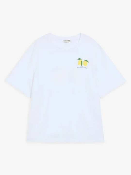 Zdjęcie produktu T-shirt z czystej bawełny organicznej, loose fit BonPrix biały