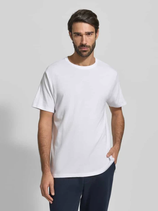 Zdjęcie produktu T-shirt z czystej bawełny w zestawie 2 szt. GÖTZBURG 1889 Biały