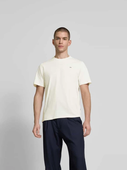 Zdjęcie produktu T-shirt z czystej bawełny Wood Wood Biały