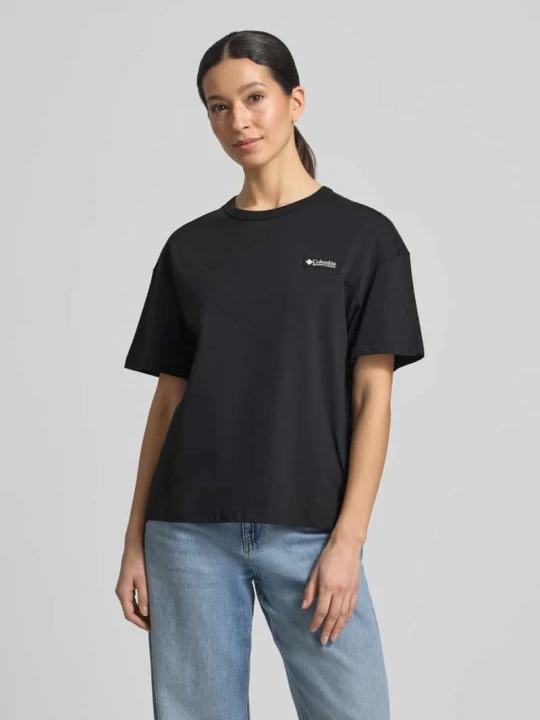 Zdjęcie produktu T-shirt z czystej bawełny z modelem 'CSC™' Columbia czarny