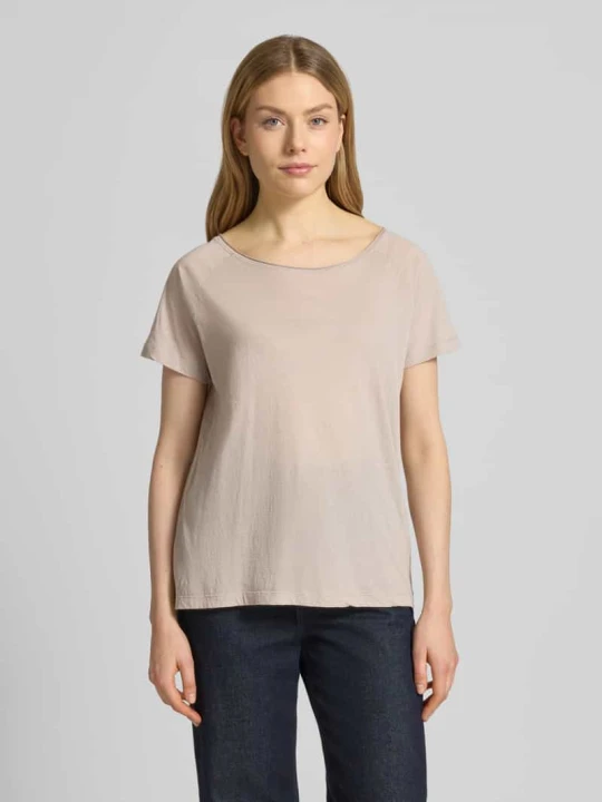 Zdjęcie produktu t-shirt z dekoltem w łódkę model 'LALOOM' American Vintage Piaskowy