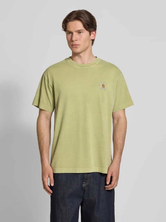 Zdjęcie produktu t-shirt z detal z logo model 'Nelson' Carhartt WIP Zielony