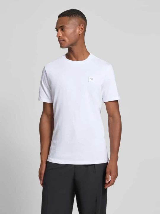 Zdjęcie produktu T-shirt z detalem z logo Antony Morato Biały