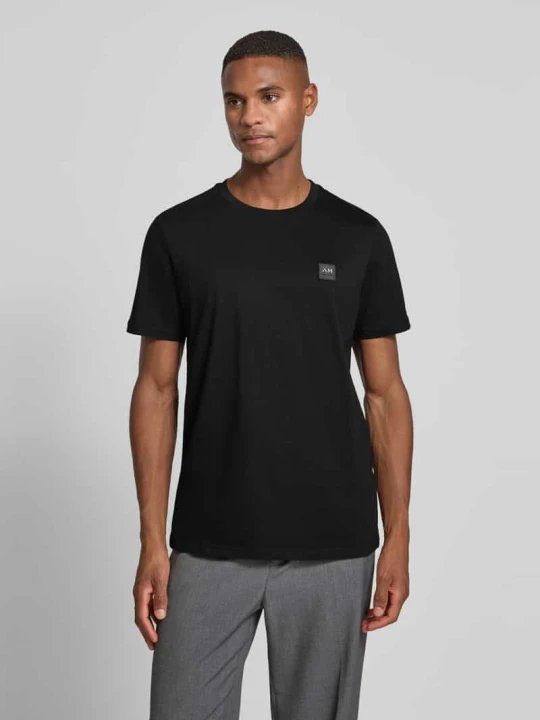 Zdjęcie produktu T-shirt z detalem z logo Antony Morato Czarny