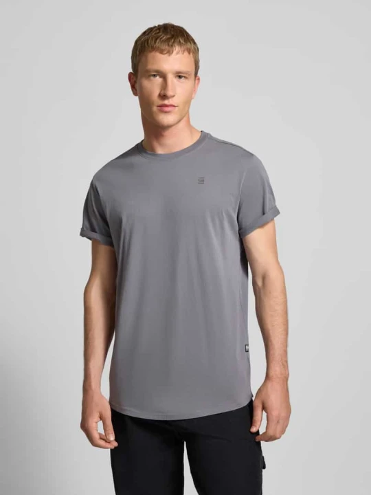 Zdjęcie produktu T-shirt z detalem z logo G-Star Raw Jasnoszary
