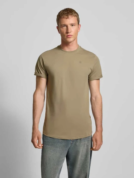 Zdjęcie produktu T-shirt z detalem z logo G-Star Raw Oliwkowy