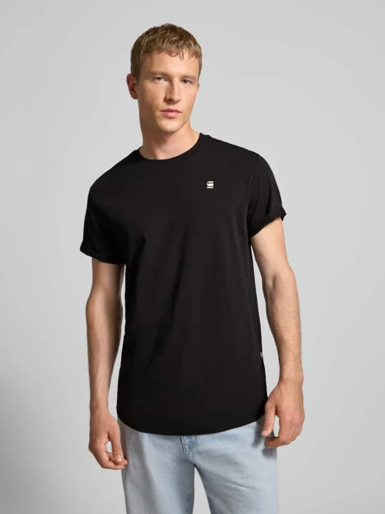 Zdjęcie produktu T-shirt z detalem z logo G-Star Raw Czarny