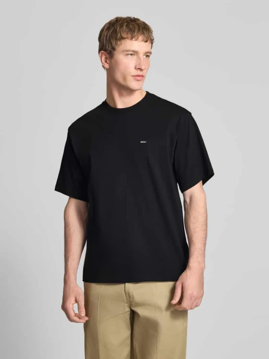 Zdjęcie produktu T-shirt z detalem z logo i okrągłym dekoltem Dickies Czarny