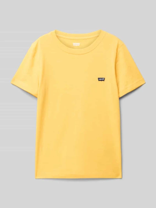 Zdjęcie produktu T-shirt z detalem z logo Levi's Żółty