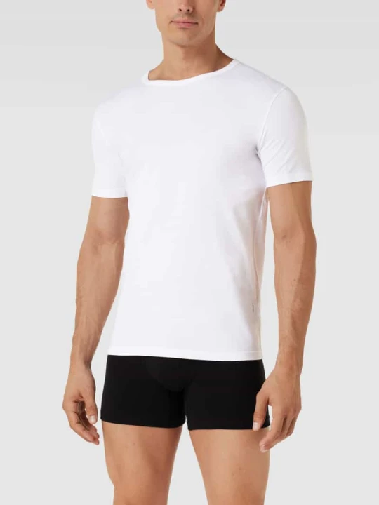 Zdjęcie produktu T-shirt z detalem z logo w zestawie 2 szt. Boss Biały
