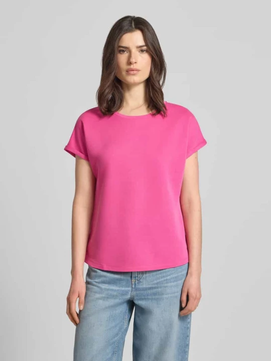 Zdjęcie produktu t-shirt z dodatkiem wiskozy Christian Berg Mocnoróżowy