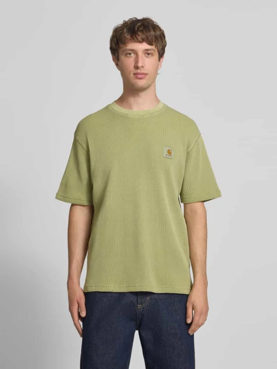 Zdjęcie produktu t-shirt z fakturowanym wzorem model 'Nelson' Carhartt WIP Zielony