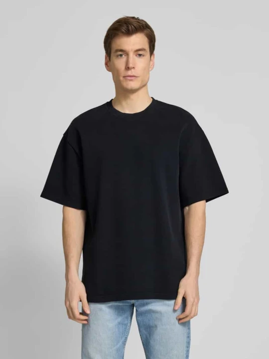 Zdjęcie produktu T-shirt z fakturowanym wzorem model ‘Pico’ Strellson Czarny