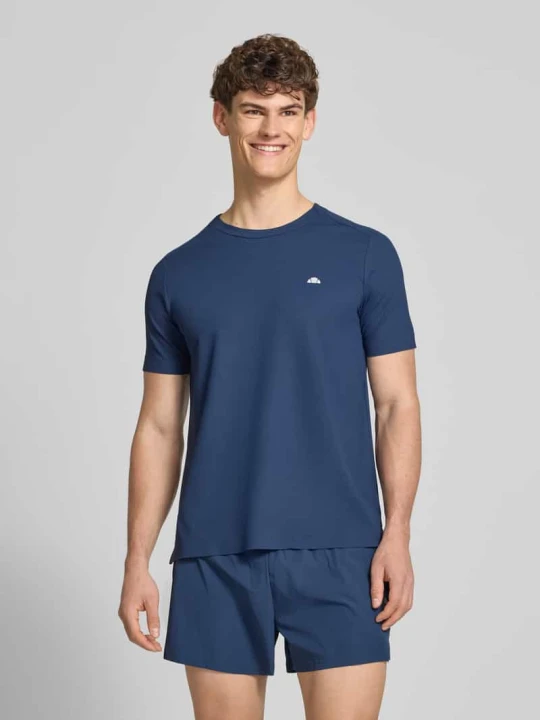 Zdjęcie produktu t-shirt z fakturowanym wzorem model 'TELLER TEE' Ellesse Granatowy