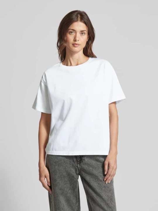 Zdjęcie produktu T-shirt z golfem model ‘FIZVALLEY’ American Vintage Biały
