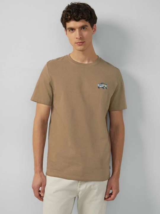 Zdjęcie produktu T-shirt z grafiką Ford® z grubej bawełny s.Oliver brązowy