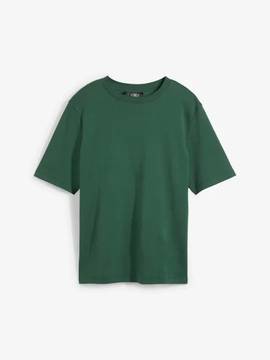 Zdjęcie produktu T-shirt z grubej bawełny organicznej BonPrix zielony