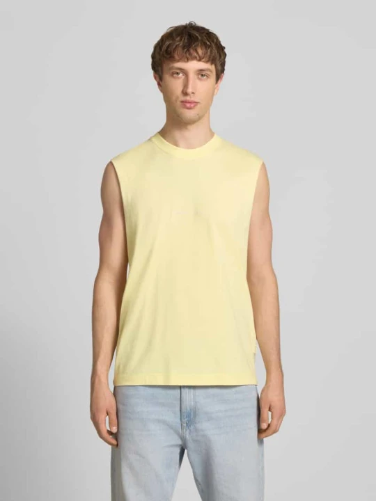 Zdjęcie produktu t-shirt z haftem Jack&Jones Pastelowy żółty