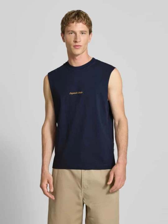 Zdjęcie produktu t-shirt z haftem Jack&Jones Granatowy