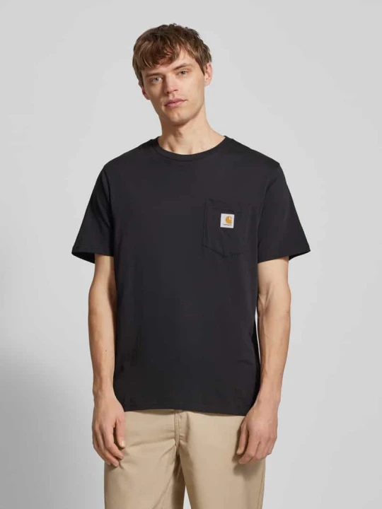 Zdjęcie produktu T-shirt z kieszenią na piersi Carhartt WIP Czarny