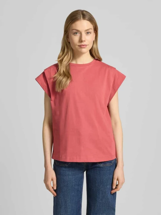 Zdjęcie produktu t-shirt z krótkimi rękawami model 'PIO' Ba&sh Różowawy
