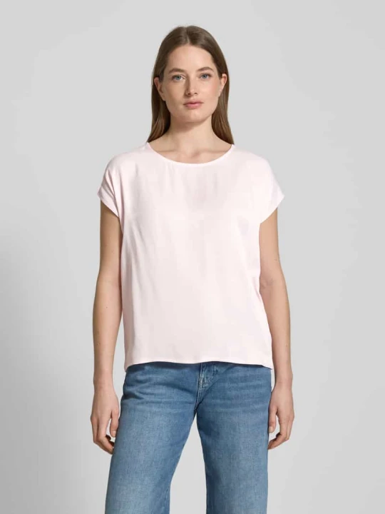 Zdjęcie produktu T-shirt z krótkimi rękawami MORE & MORE Różowawy