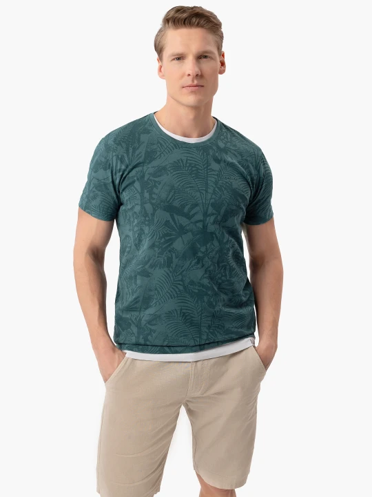 Zdjęcie produktu T-shirt z letnim motywem TM-LEFTY Volcano Niebieski