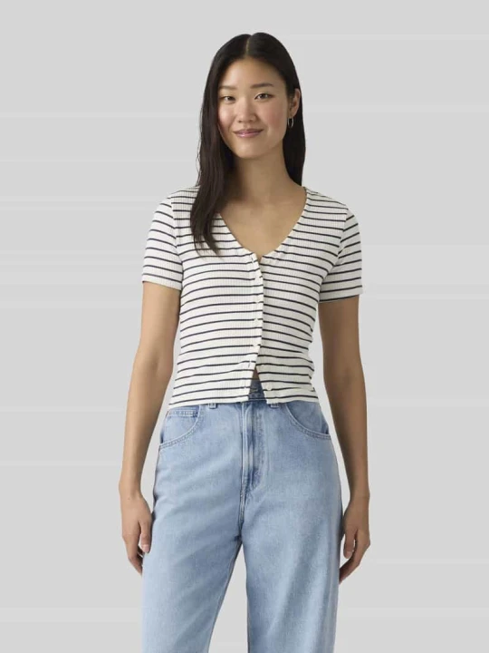 Zdjęcie produktu t-shirt z listwą guzikową Levi's Écru
