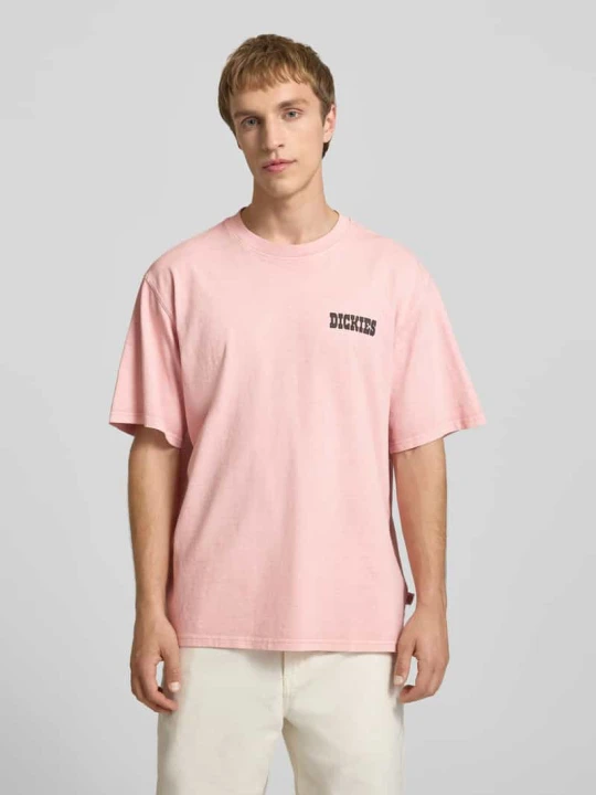 Zdjęcie produktu t-shirt z logo i okrągłym dekoltem Dickies Jasnoróżowy