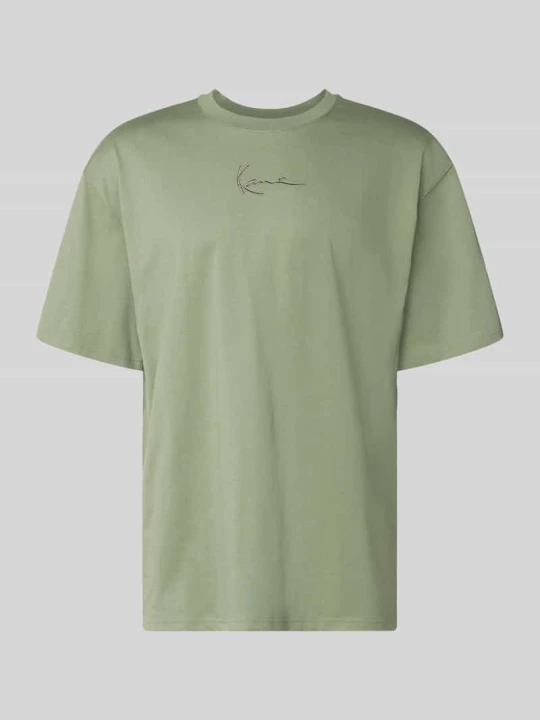 Zdjęcie produktu t-shirt z logo i okrągłym dekoltem Karl Kani Oliwkowy