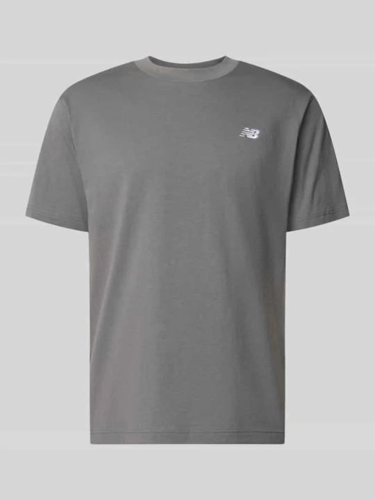Zdjęcie produktu t-shirt z logo i okrągłym dekoltem New Balance Antracytowy
