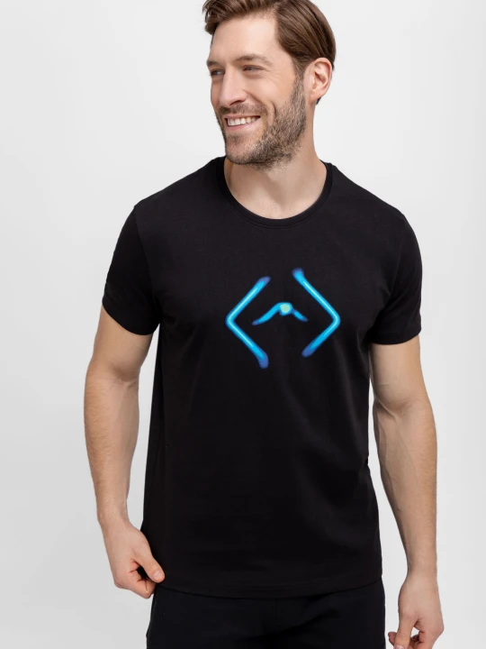 Zdjęcie produktu T-shirt z logo T-FLUO Volcano Czarny