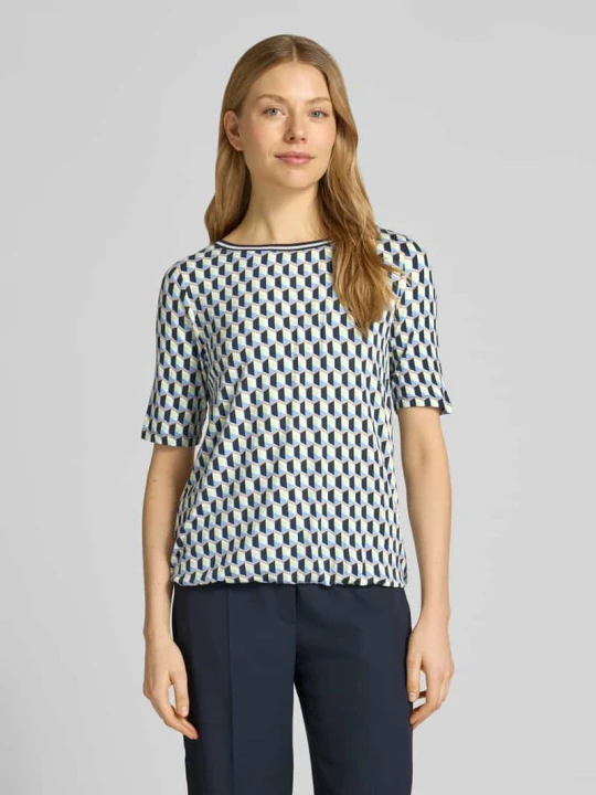 Zdjęcie produktu T-shirt z mieszanki wiskozy, krój regular fit Betty Barclay Jabłkowozielony