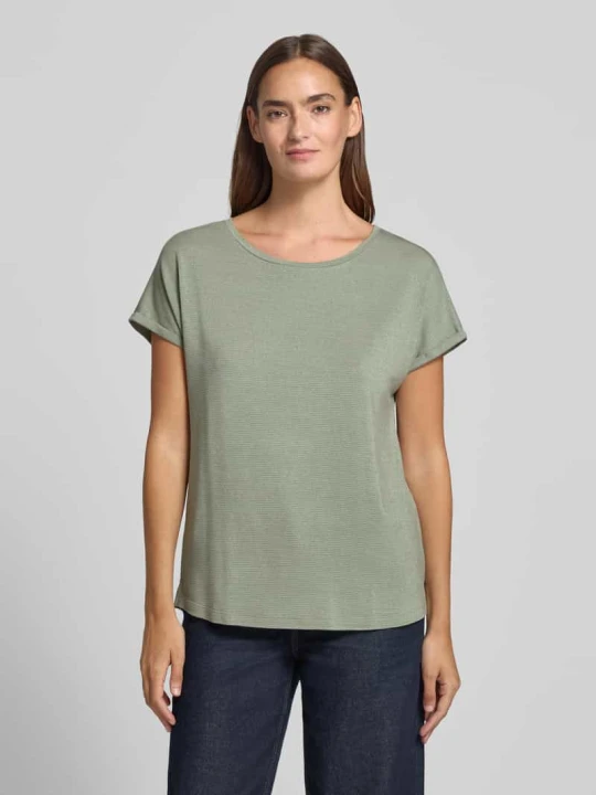 Zdjęcie produktu T-shirt z mieszanki wiskozy o kroju relaxed fit Christian Berg Miętowy