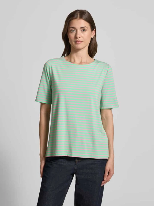 Zdjęcie produktu T-shirt z mieszanki wiskozy o kroju relaxed fit milano italy Miętowy