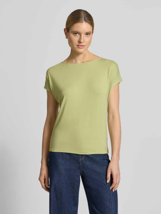 Zdjęcie produktu T-shirt z mieszanki wiskozy o kroju relaxed fit s.Oliver Jasnozielony